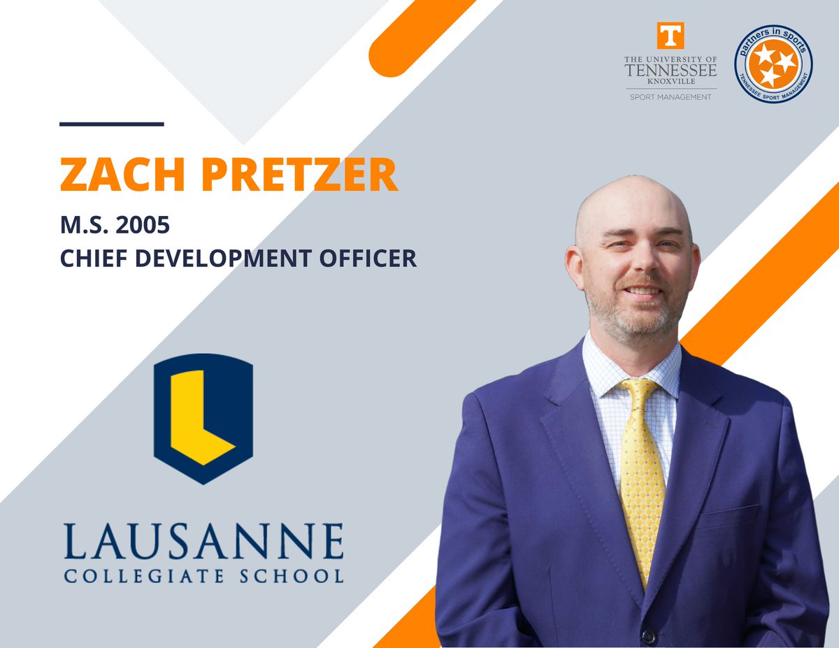 Congratulations to Zach Pretzer who has been named the Chief Development Officer for the Lausanne Collegiate School in Memphis.
