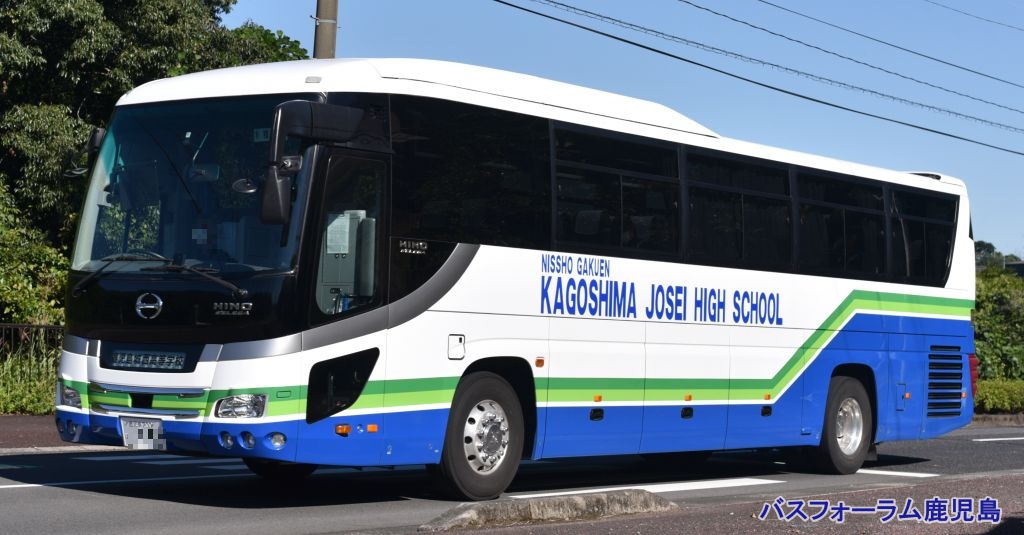 スクールバス 城西高校のスクールバスも、ハイデッカーが活躍中。 2台いるのかな？