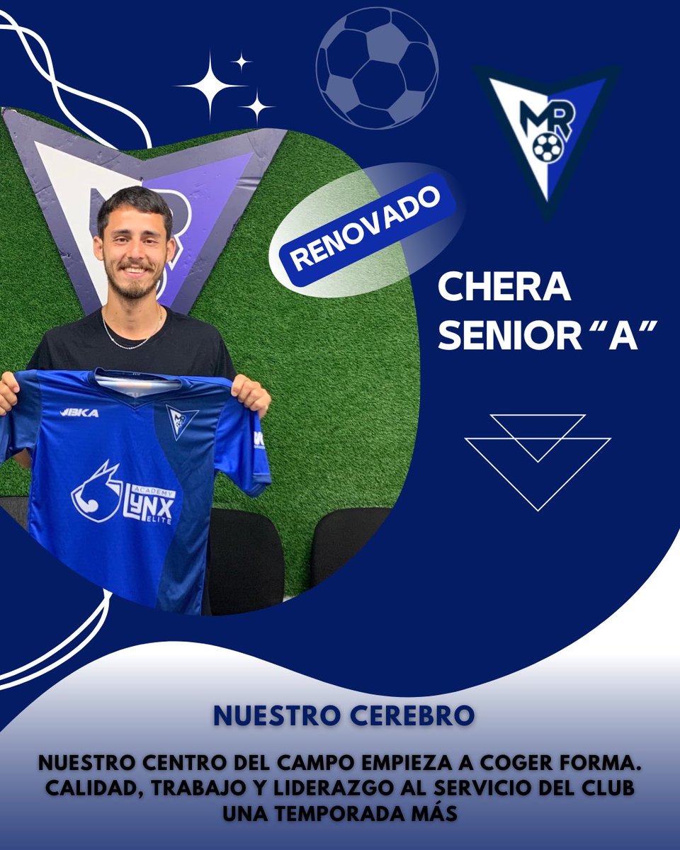 🎙️RENOVADOS!

Nuestro centro del campo empieza a coger forma. Calidad, trabajo y liderazgo al servicio del club una temporada más

#seniorA #arte #magia #crear #futbol #madridrio #renovacion #equipo #familia #azul
