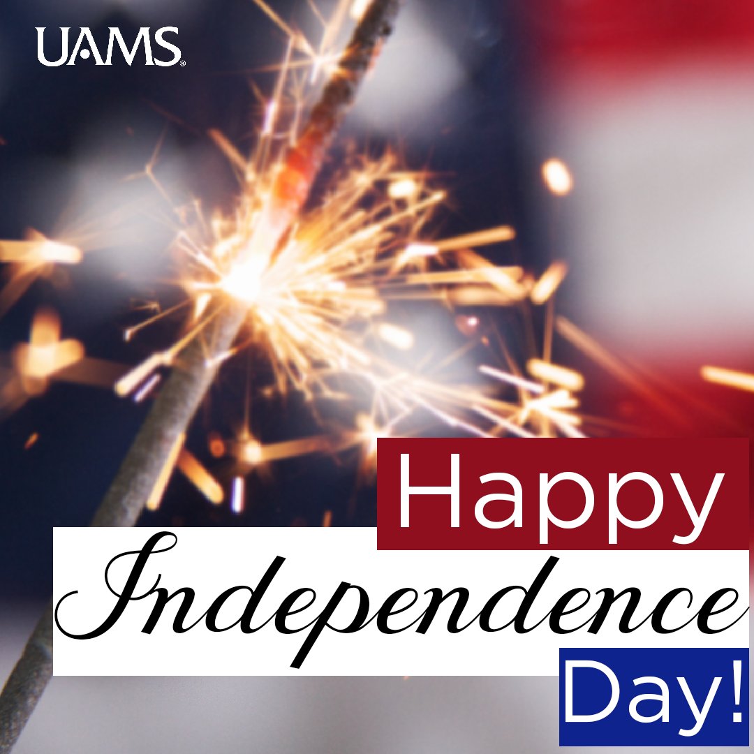Cam Patterson (@drcampatterson) on Twitter photo July 4, 1776, the birth of American independence. 🇺🇸🇺🇸 From all of us here at <a href="/uamshealth/">UAMS Health</a>, have a safe & happy 4th of July! 🎆 July 4, 1776, the birth of American independence. 🇺🇸🇺🇸 From all of us here at <a href="/uamshealth/">UAMS Health</a>, have a safe & happy 4th of July! 🎆