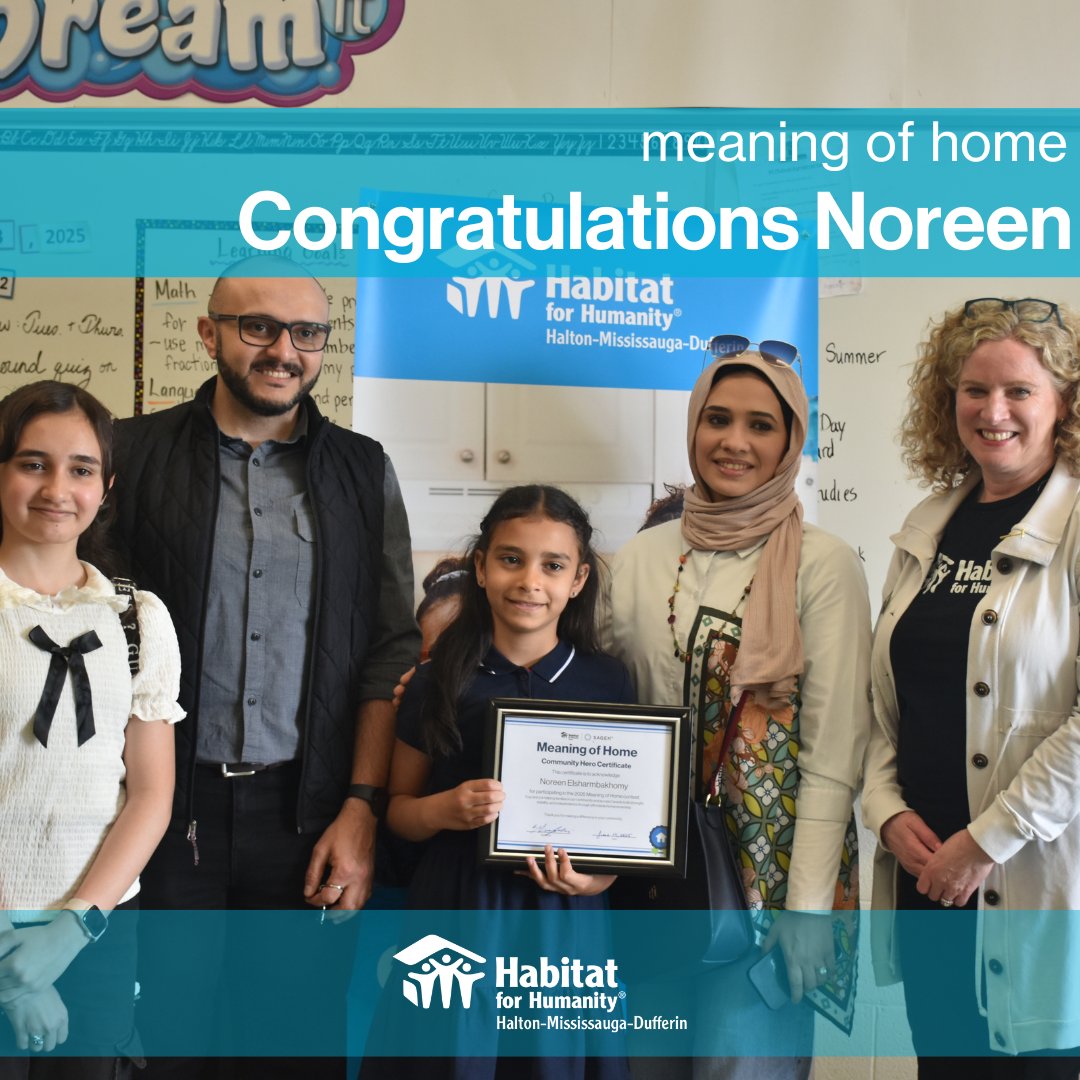 HabitatHMD's tweet image. 🎉Congratulations, Noreen! 🎉
We had so much fun celebrating at your Pizza party
Noreen’s beautiful words stood out:
“Home is like a family tree, growing bigger with love every year.”
#MeaningOfHome #HabitatHMD #YouthVoices #PanagoPizza #HabitatForHumanity #ThankYouNoreen