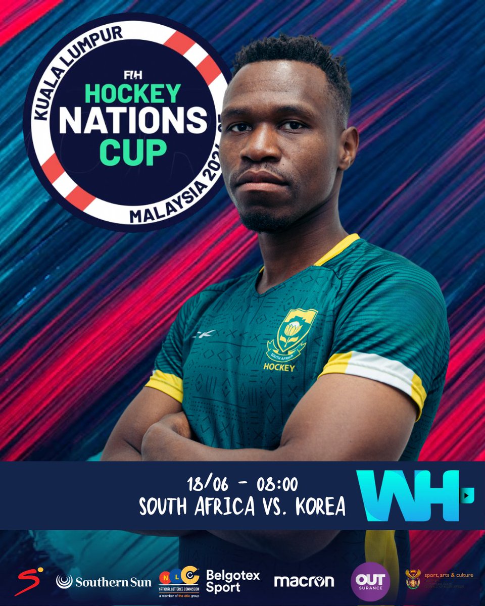 ꜰɪʜ ɴᴀᴛɪᴏɴꜱ ᴄᴜᴘ

The SA Hockey Men are back in action on Wednesday morning at 08:00. Catch the action live exclusively on Watch.Hockey

#MoreThanHockey