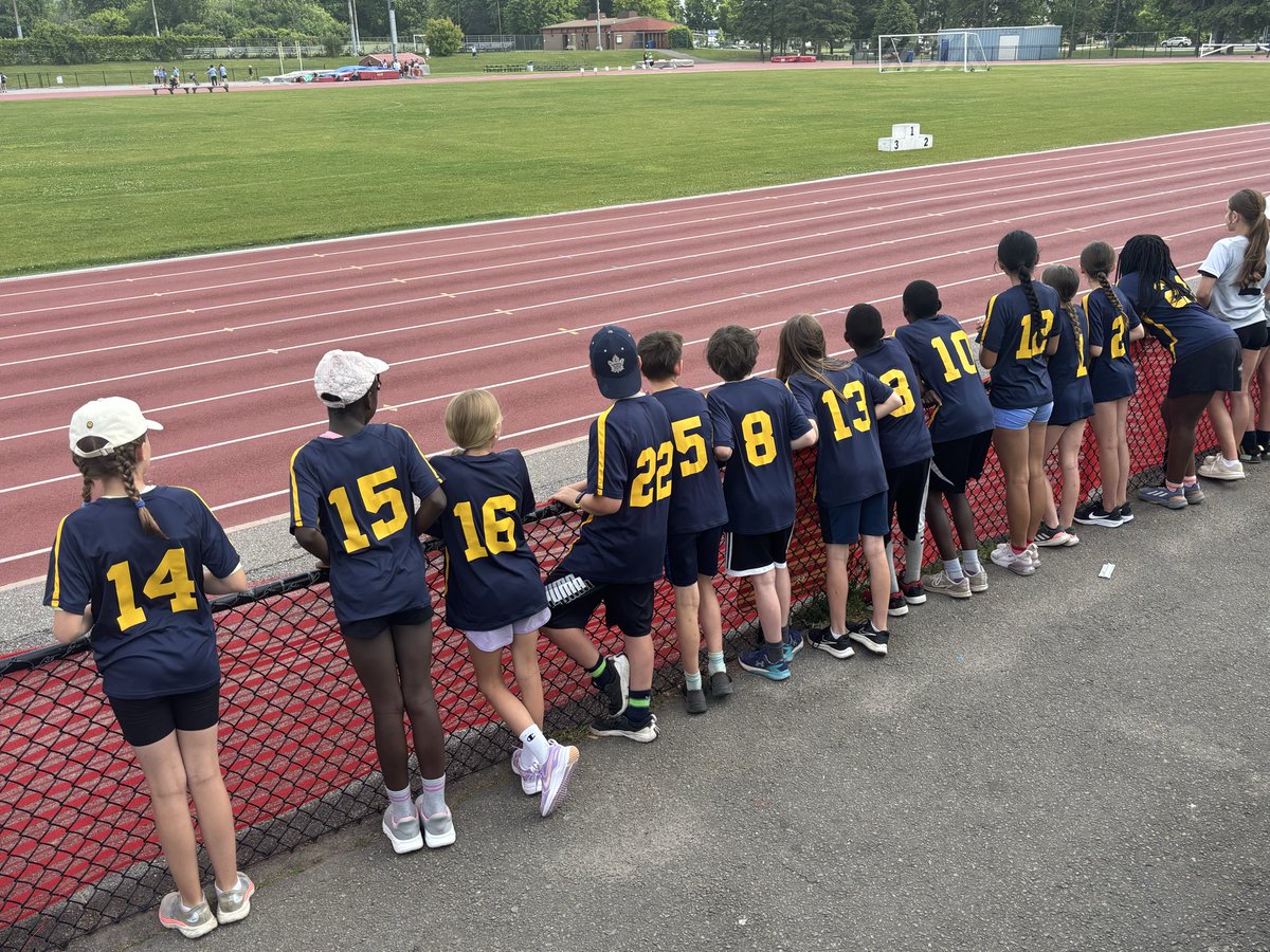 Great day for some track and field. 
<a href="/GShepherdOCSB/">Good Shepherd School</a>