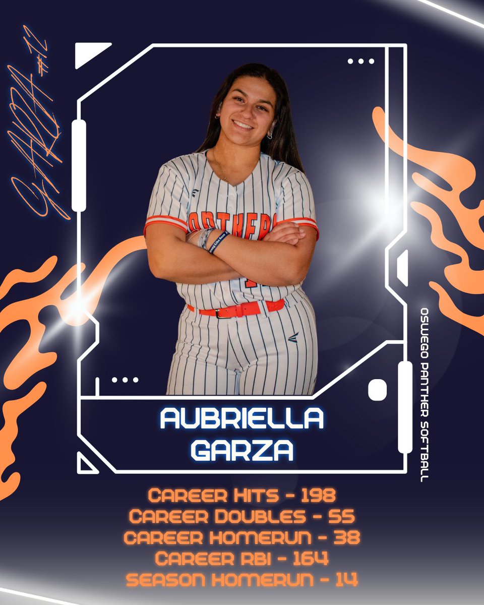 OHSPantherSB's tweet image. Congratulations to @AubriellaGarza for an INSANE career with 5 Offensive Records! Career Hits(198), Doubles(55), Homeruns(38), RBI(164) and Season Homeruns(14)🔥
Aubriella has been the Panther Standard since Day 1! We are so excited to see what you accomplish as a Huskie🧡💙