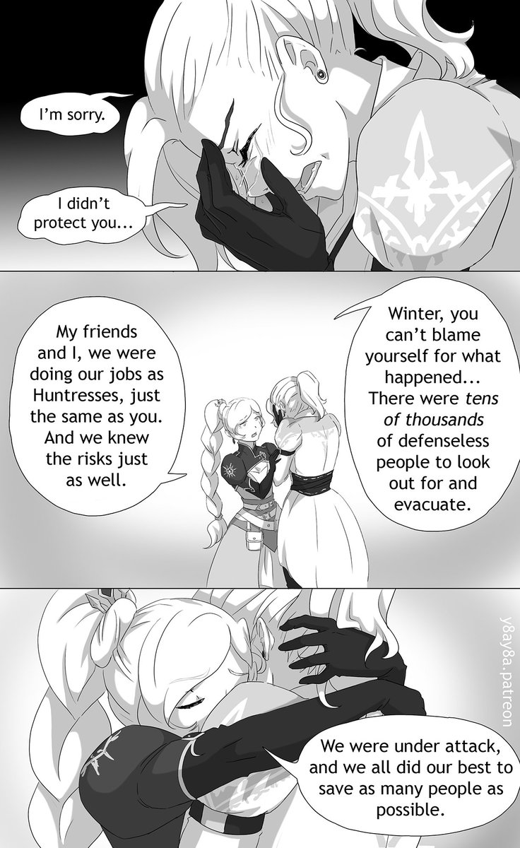 ɐ8ʎɐ8ʎ.🍁🇨🇦 ⚜️ (@y8ay8a) on Twitter photo I've made a short comic for a Schnee reunion :')
#RWBY #RWBYV9 #WinterSchnee #WeissSchnee
<a href="/AboutElizabethM/">Elizabeth Maxwell</a> <a href="/Kara4tx/">Kara Eberle</a> I've made a short comic for a Schnee reunion :')
#RWBY #RWBYV9 #WinterSchnee #WeissSchnee
<a href="/AboutElizabethM/">Elizabeth Maxwell</a> <a href="/Kara4tx/">Kara Eberle</a>