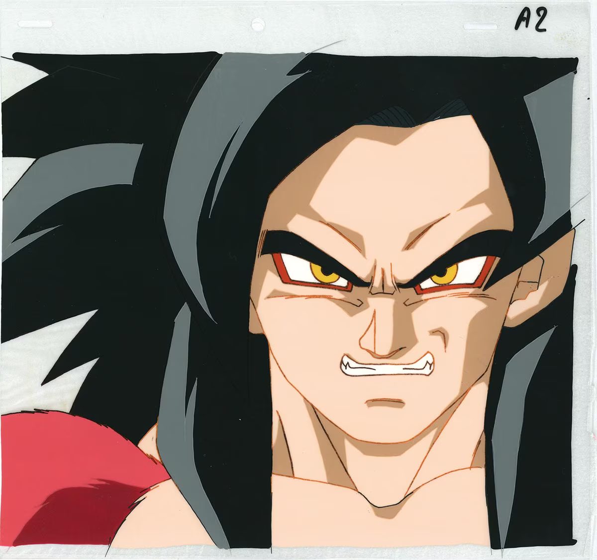 ヤフオクで超サイヤ人4のセル画が出てる #ドラゴンボールGT