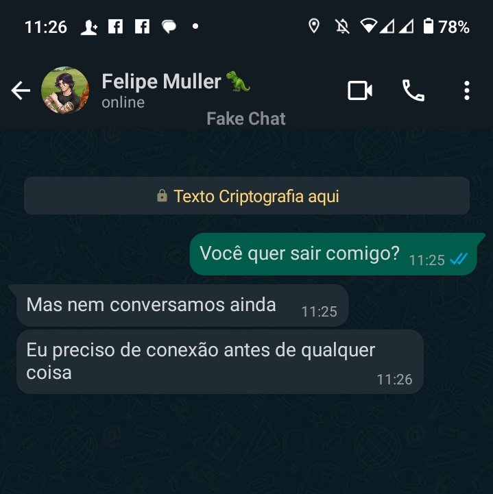 📢 BOMBA NO UNIVERSO OTOME!
Felipe Müller se declarou demissexual e deixou todos os corações entrelaçados 💘

Durante uma conversa, ele soltou a frase que parou o fandom:

“Eu preciso de conexão… antes de qualquer coisa"