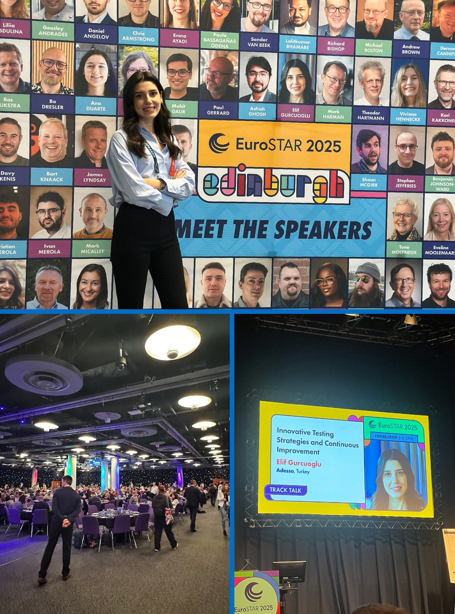 💫 Avrupa’nın en büyük yazılım testi sahnesinde yerimizi aldık!

Her yıl 1000’den fazla test uzmanını bir araya getiren EuroSTAR Conference bu yıl adesso Türkiye’den Elif Gürcüoğlu, “Innovative Testing Strategies and Continuous Improvement” başlıklı sunumu gerçekleştirdi.