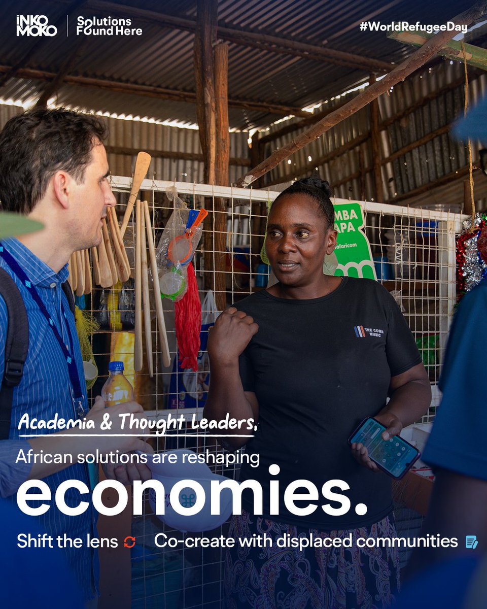 Co-author. Co-create.🤝
Join the movement where scholars, innovators, and entrepreneurs are shaping Africa’s future.🌍

Shape the narrative. Share the evidence. 
Be part of building inclusive, refugee-powered economies across the continent.

#WorldRefugeeDay #SolutionsFoundHere