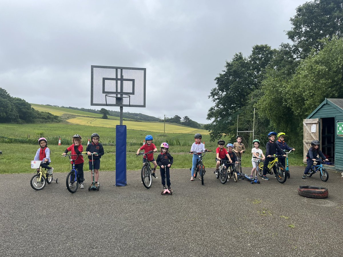 Great fun for bike day today as part of our active school week