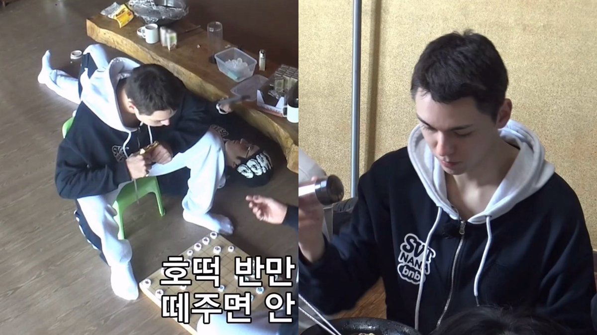 달걀만두수제비 먹고 ‘호떡’ 먹고
읍내까지 나가서 사다가 게임 전에 ‘호떡’ 먹고
곰탕에 뼈까지 뜯고 공룡 레이스하고 이마에 T자 주름 만들며 심각하게 ‘호떡’ 먹고
샹치하면서도 두 손에 꼭 붙들고 ‘호떡’ 먹고, 짜장면 먹으러 감..

우리 귀요미 ‘호떡’ 마니아 아기 먹짱 😘