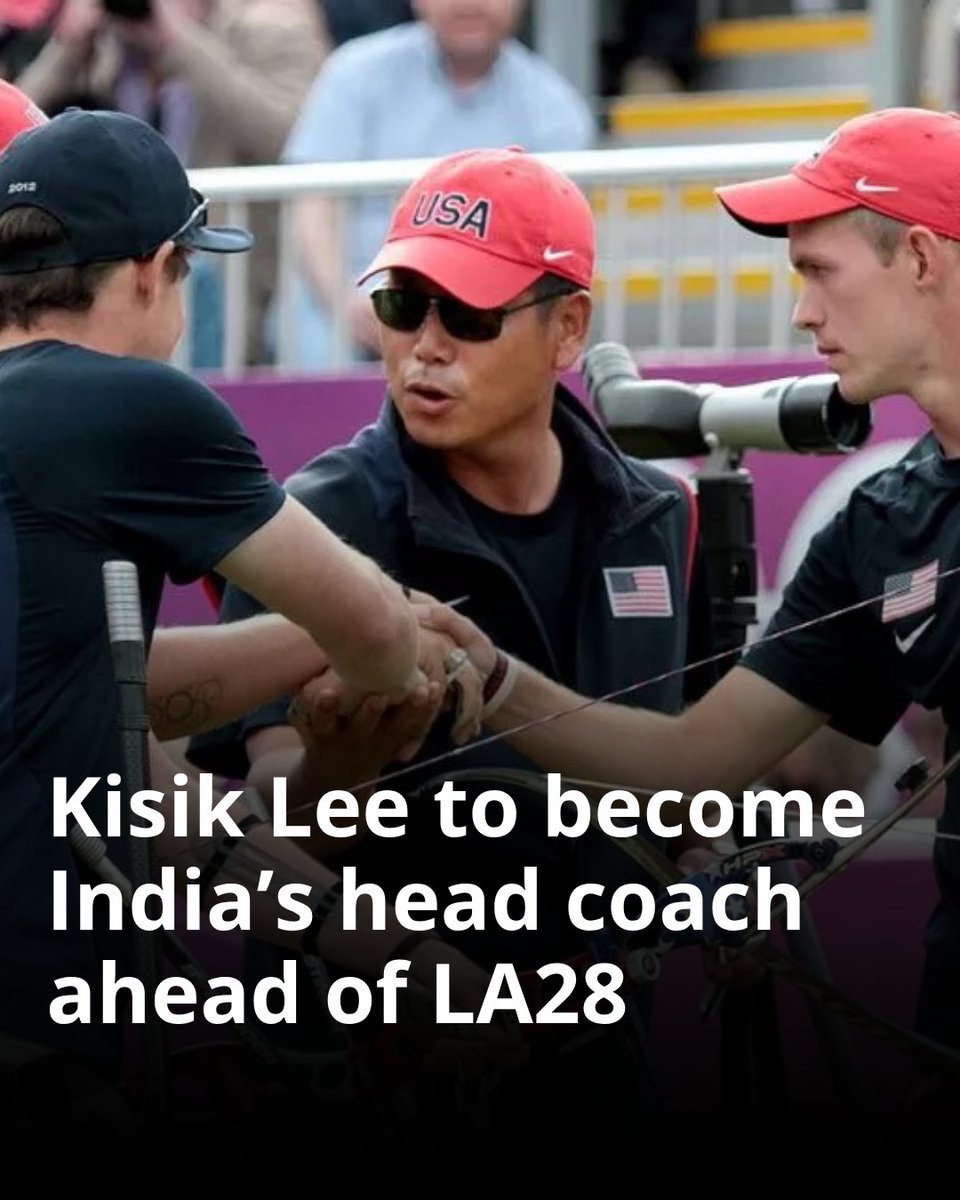 A bold leap for Indian archery. 🇮🇳
Kisik Lee’s next mission? Guiding India to Olympic glory at <a href="/LA28/">LA28</a>.

#archery