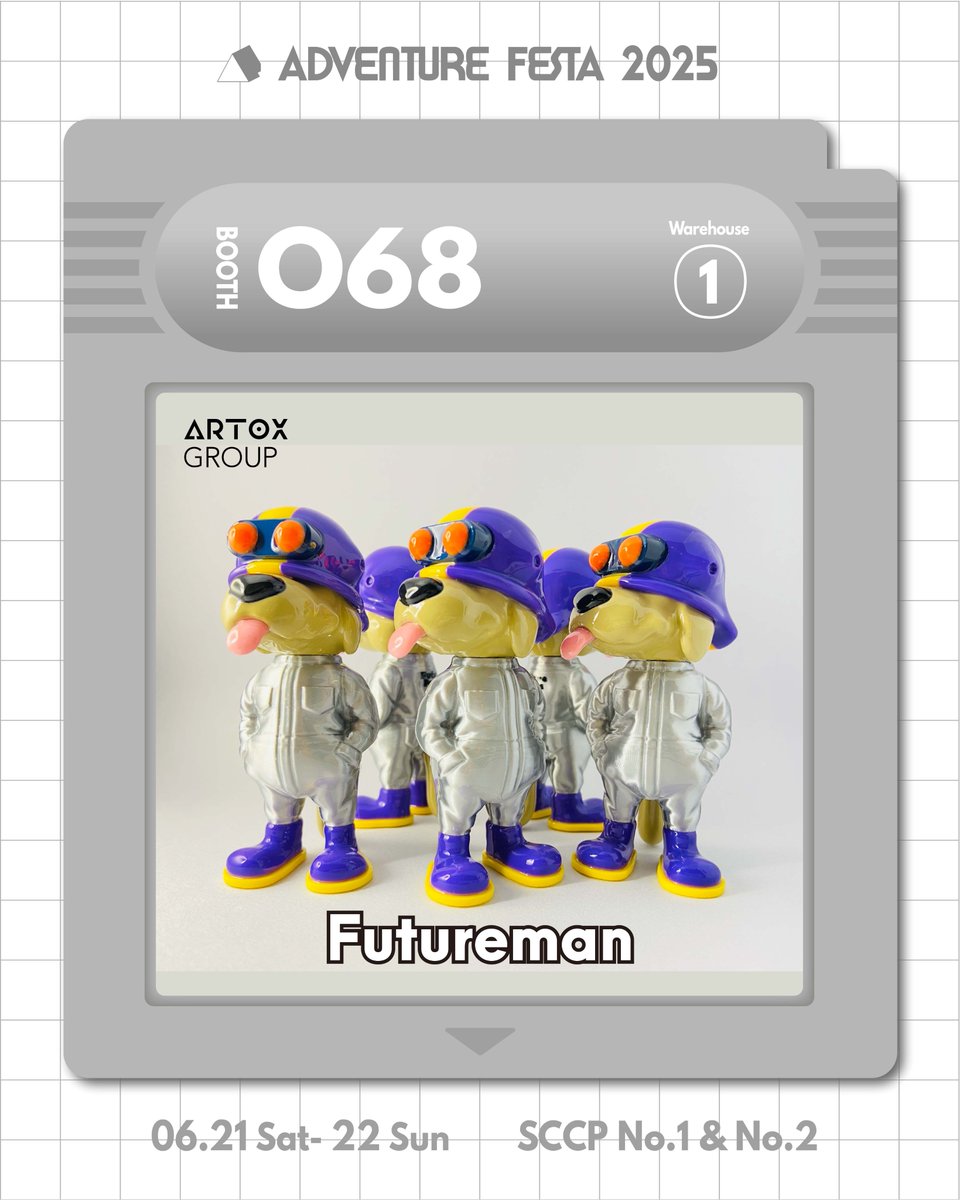 adventure_festa's tweet photo. Booth 068_ Artox Group Ltd.
■ Artist|Futureman
@Futureman_3
-
「ADVENTURE FESTA 2025」
2025.06.21-06.22
Taiwan,SCCP Warehouse 1+2
Buy Tickets🎟️: https://t.co/SajTztU94a
-
#AF2025 #adventurefesta
#Futureman #FuturePunks https://t.co/Ky8XCw4qIr