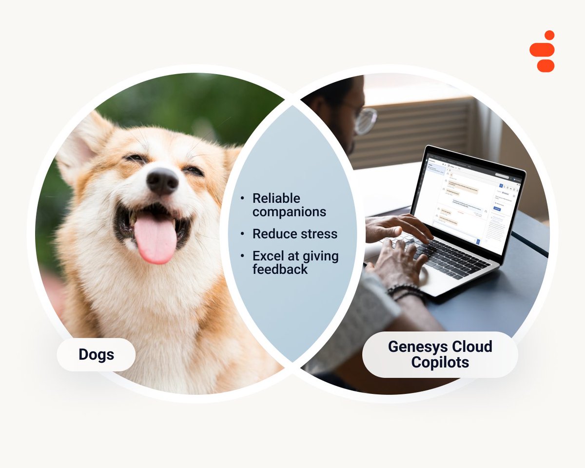 Genesys Cloud Copilots 🤝 Dogs

Learn why Genesys Cloud Copilots is a favorite work companion: gsys.cx/3Tq3RYf