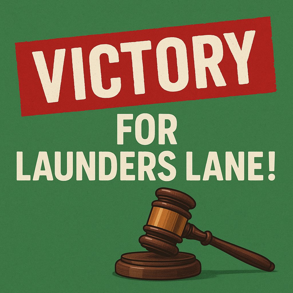 ✅ We won! Justice for #LaundersLane ✌️✌️✌️
⚖️The court ruled the Council’s refusal to label Launders Lane contaminated was legally flawed. They ignored toxic smoke harms and lacked key fire data.
Big win for residents &amp; environment—but we must keep pushing for action. #CleanAir