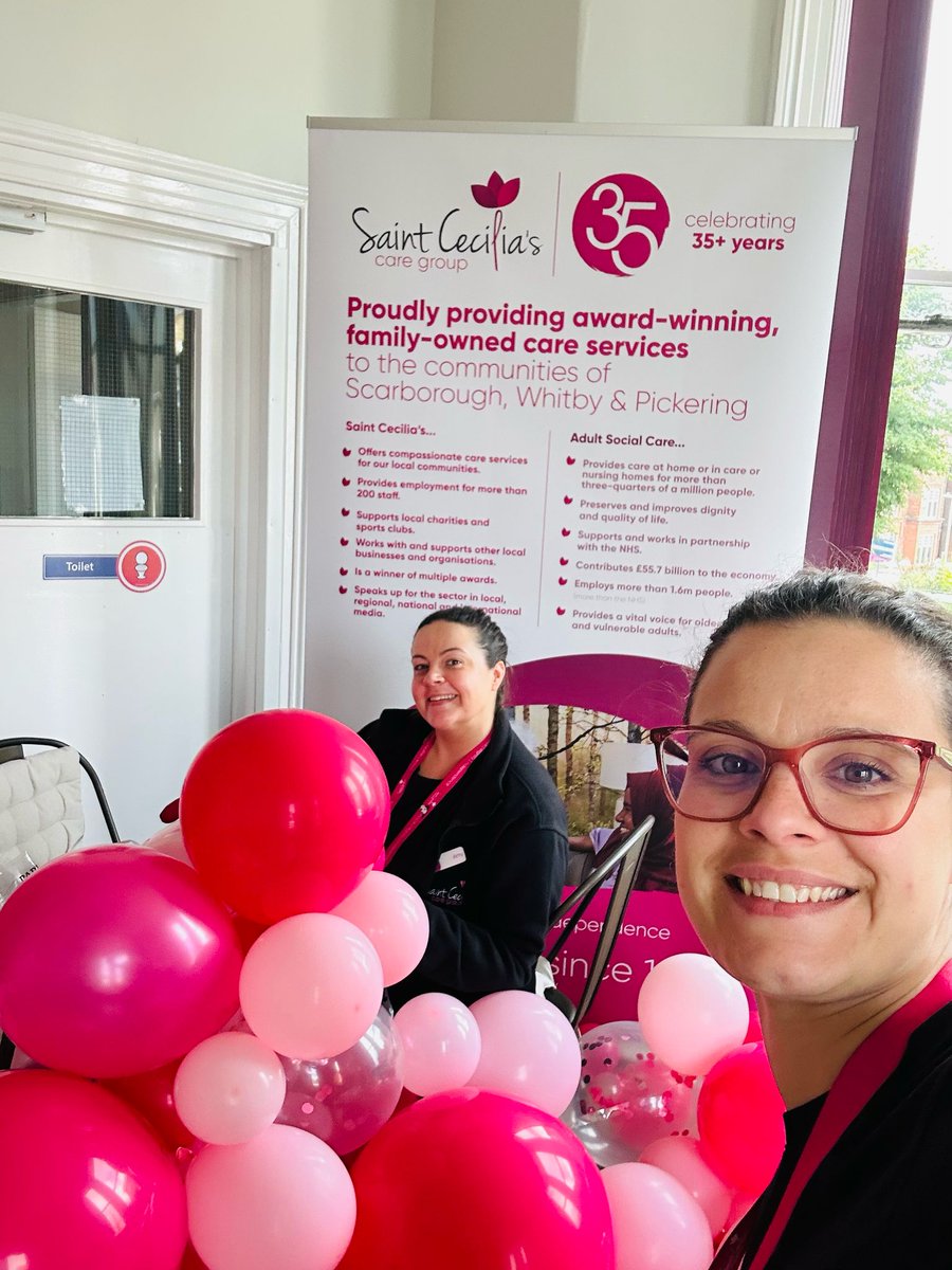 Dani and Amy are putting the final touches to their arrangements for our open day tomorrow.
#CareHomeOpenWeek
📆 Wednesday 18th June | 11:30am–3:30pm
Saint Cecilia’s Nursing Home invites you in for coffee, cake, chats with the team — and a live singer performing at 2:30pm.
