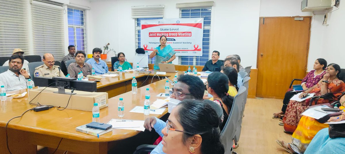 TGSACS1's tweet image. TGSACS organized a Joint Working Group Meeting with 19 State &amp;amp; Central Government departments for their extended support to create awareness and to reach the first 95 on 17.06.2025 at TGSACS.
#TGSACS #JointWorkingGroup #IndiaFightsHIV #95_95_95Targets #HIVAwareness