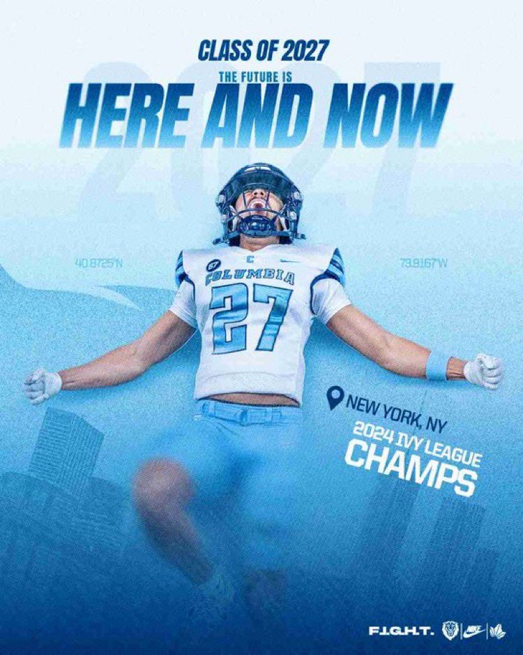 Thank you for showing love <a href="/CoachStraley/">Owen Straley</a> <a href="/CULionsFB/">Columbia Football</a>