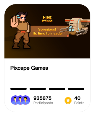 Sampurasun84082's tweet photo. 🐝 Pixcape Quest: Enter the Hive!
✅ Follow @PixcapeGames
✅ Join Discord
✅ Like & RT
✅ Visit the Hive Invasion playtest page
Secure your spot on Somnia and be part of this epic adventure!
#Pixcape #Somnia #HiveInvasion #Web3Gaming https://t.co/P11jgeuAhX