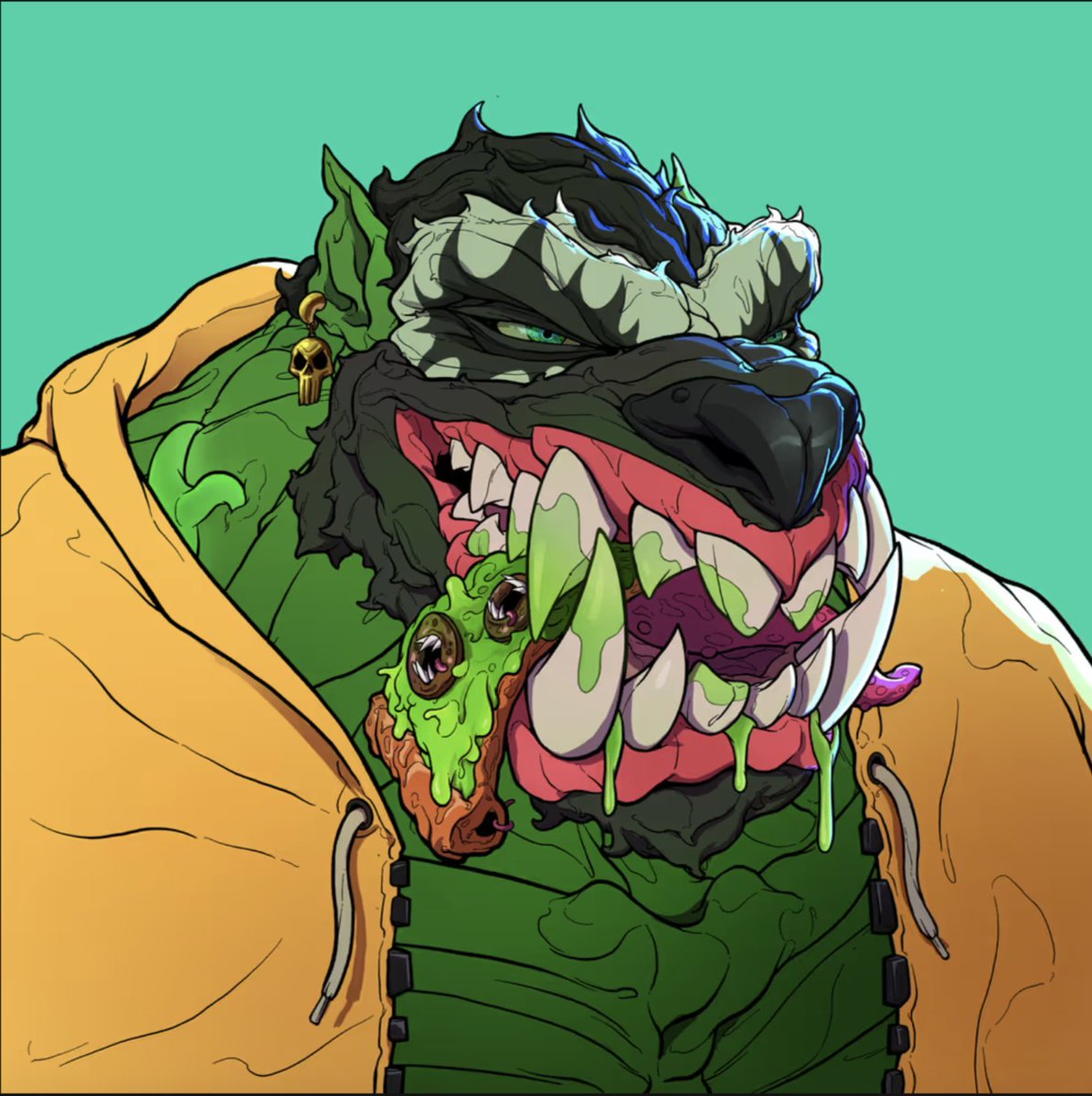 Most NFT collections are just small social clubs in love with the same art and that's OK.  
If you're looking for more, join the <a href="/MutantHounds/">Mutant Hounds</a> 
Just grabbed these rare beasts off the floor.  
Where are my bulls at? 👀🐂