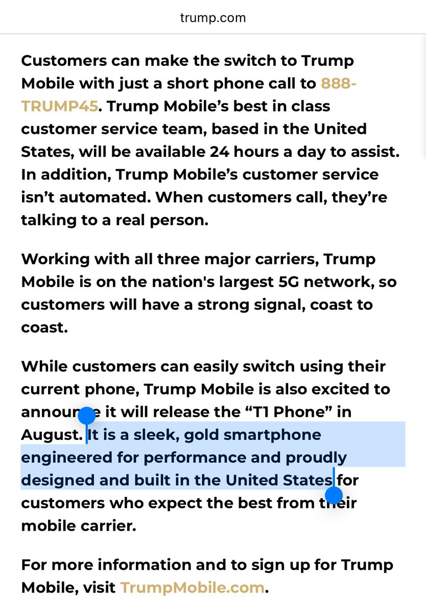 Okay, X community, I have a question:

Do you think the Trump Phone will be “Made in the USA” or in China?

Please, no screaming for or against him – I just want to know if you think the Trump Phone is American or Chinese, and the evidence behind your belief. (See links below.)