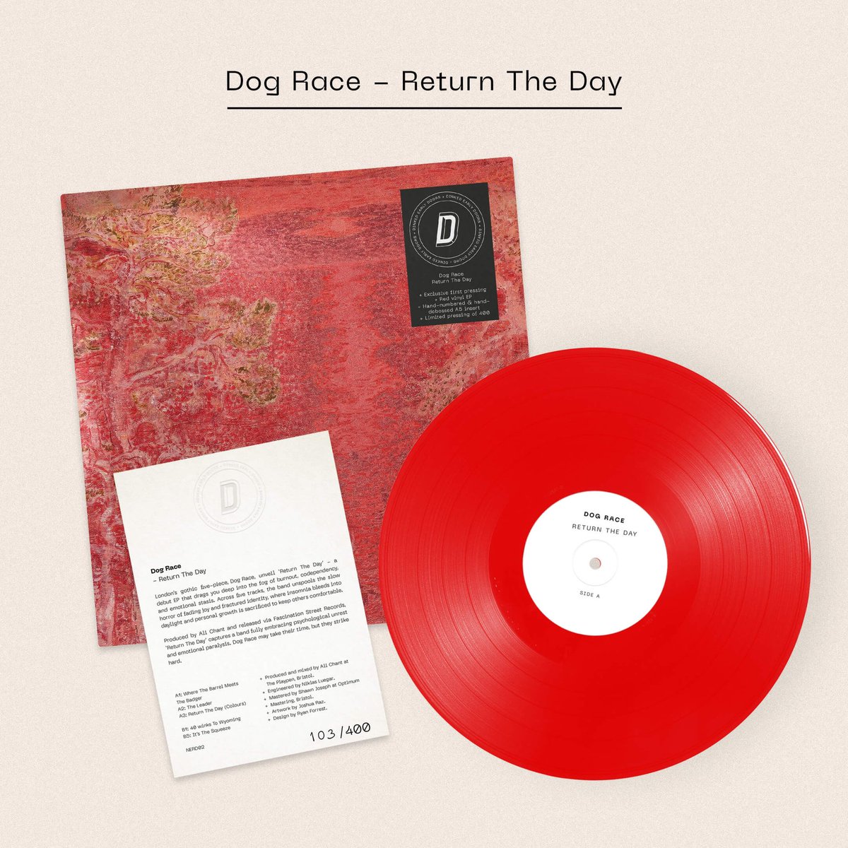 Last 10 copies remaining until sell out, snatch them quick ! ffm.bio/returntheday