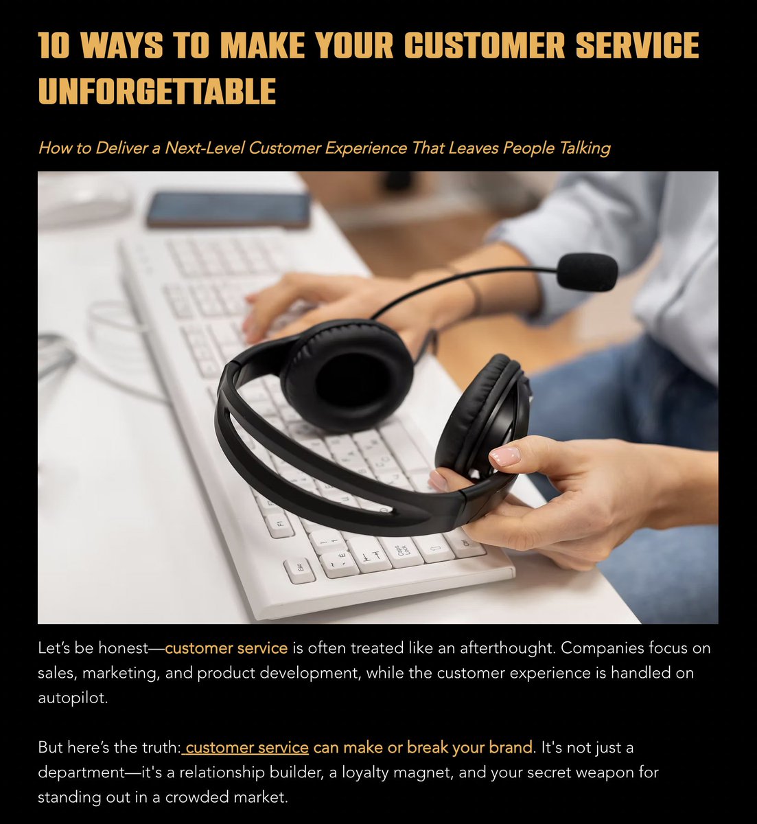 Want to truly amp up your guest/customer service?
Check out my latest blog with ALOT of ideas:
knightspeaker.com/post/10-ways-t…