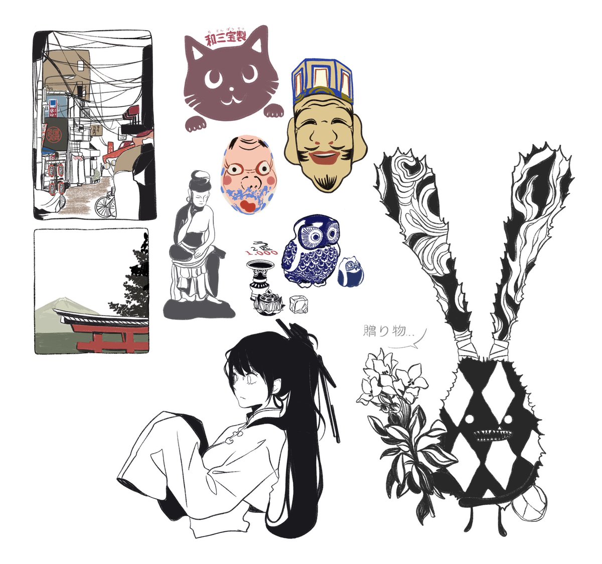 Demonerith's tweet image. Who wants to be #artmoots ? 美術
🏮 𓆟
𓆝 🦇
📹 #artmoots 🛢️
📦 📹
🌧️ 火