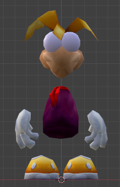 Rayman 1 edit of the Rayman 2 (PC) model, with Revolution hands replacing the original.
#Rayman