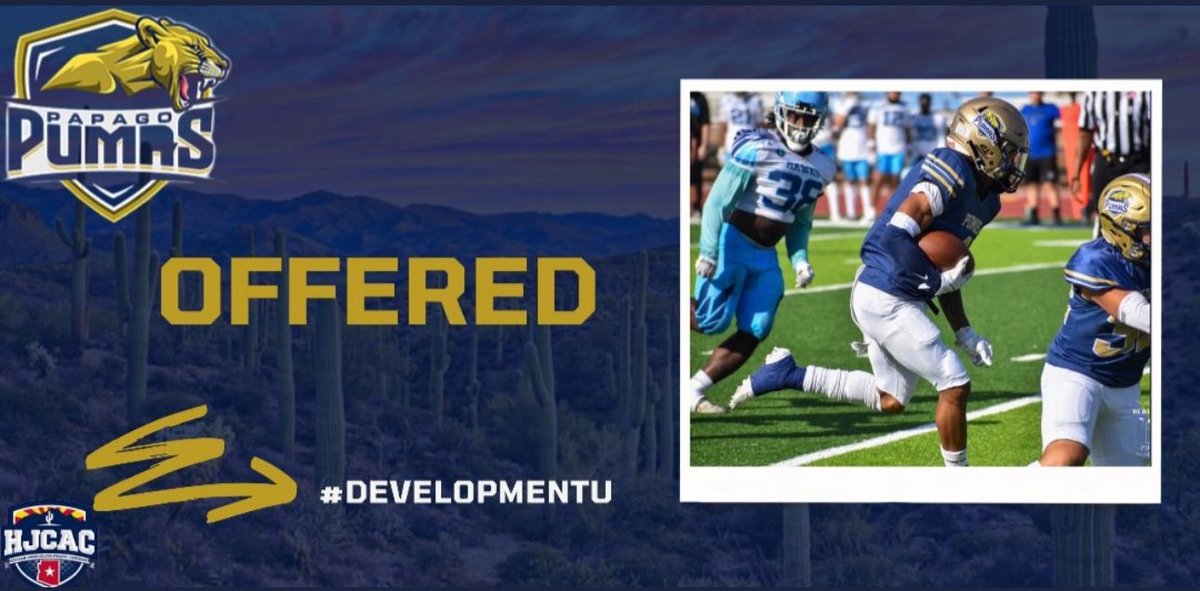 Dallas Dyer (@dallasdyer9) on Twitter photo after a great conversation with @CoachBSTRO im blessed to have received my 2nd offer from <a href="/PapagoPumas/">Papago Pumas JUCO Football</a> after a great conversation with @CoachBSTRO im blessed to have received my 2nd offer from <a href="/PapagoPumas/">Papago Pumas JUCO Football</a>