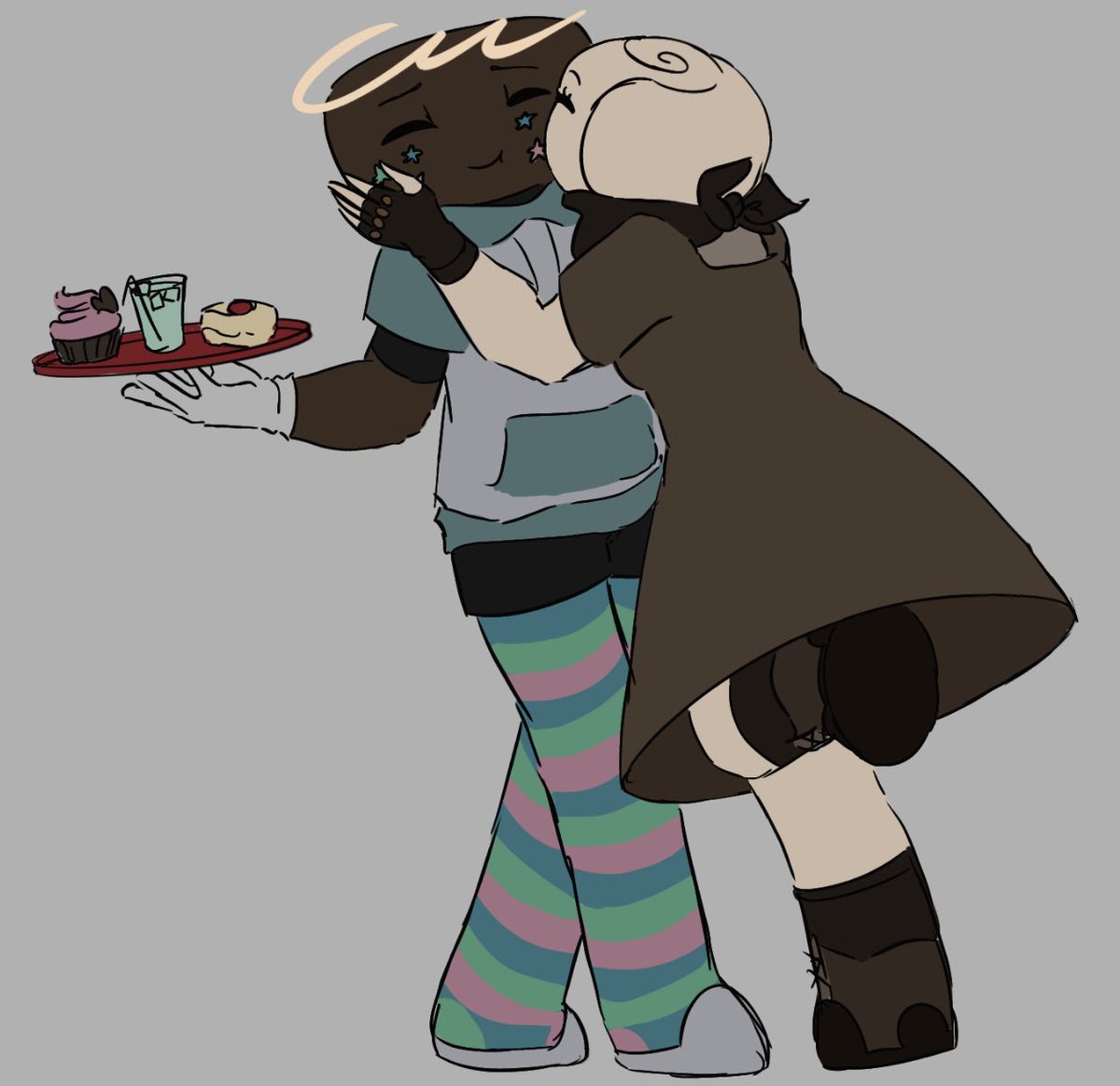 Hontoni_netai's tweet image. 影？ダメダメ

#fossilcake #cosmo #shelly #dandysworld