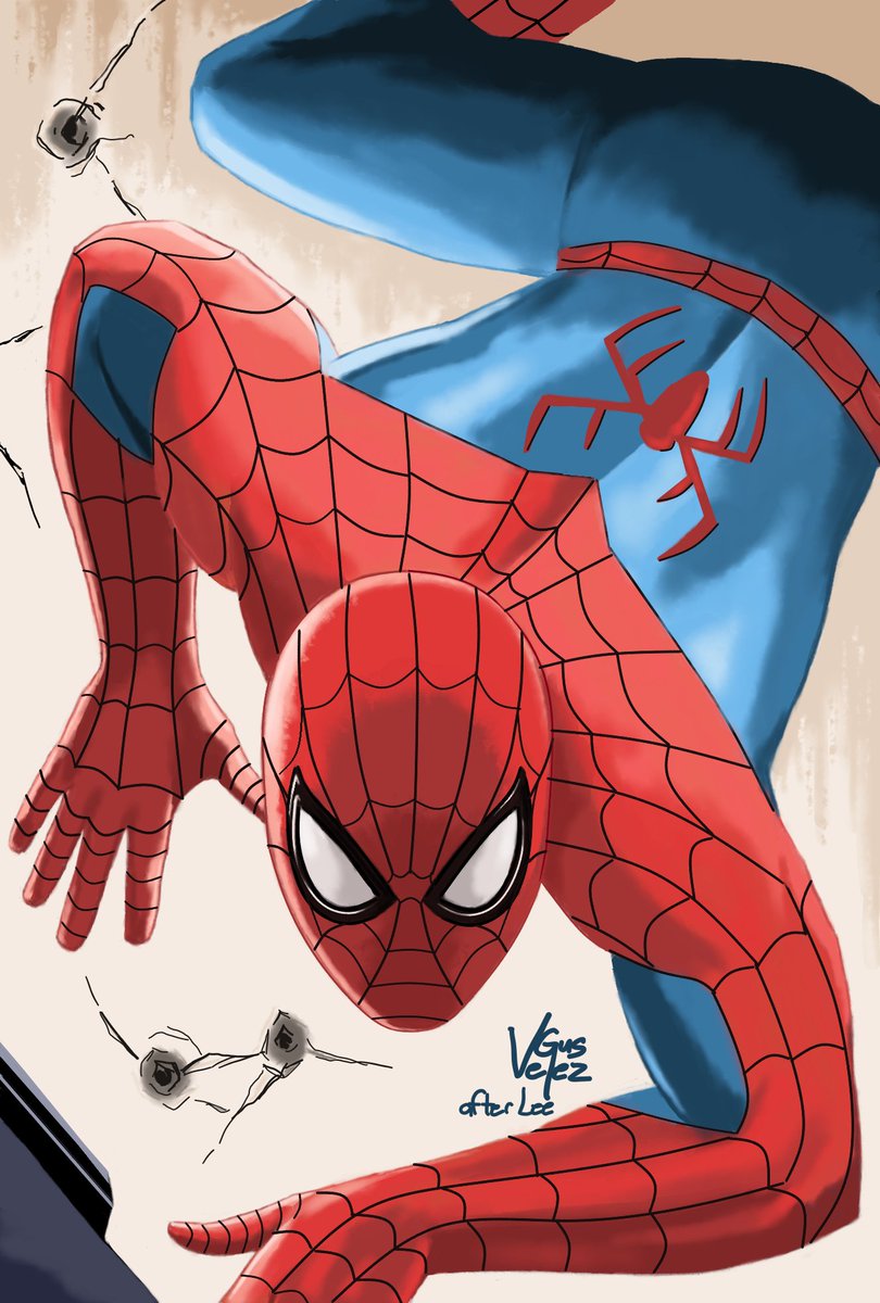 The boys next to each other. Frank painted last summer, and Spidey just finished today. My own spin on Jim Lee's War Journal cover. Digitally painted 🎨 with Microsoft Paint 3D. #Punisher #SpiderMan #art <a href="/jonnybernthal/">Jon Bernthal</a>