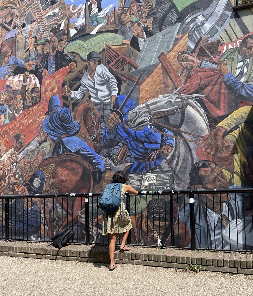 A pilgrimage to the Cable Street Mural in London, a celebration of the kind of cross community antifascist coalitions we so need today.