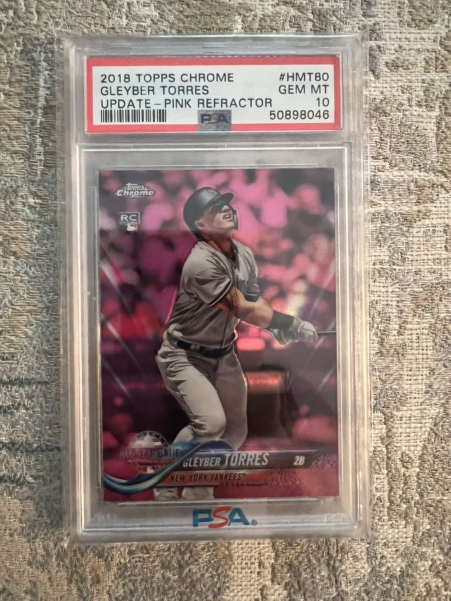 I love this Gleyber Torres card - too bad he isn’t a Yankee anymore….