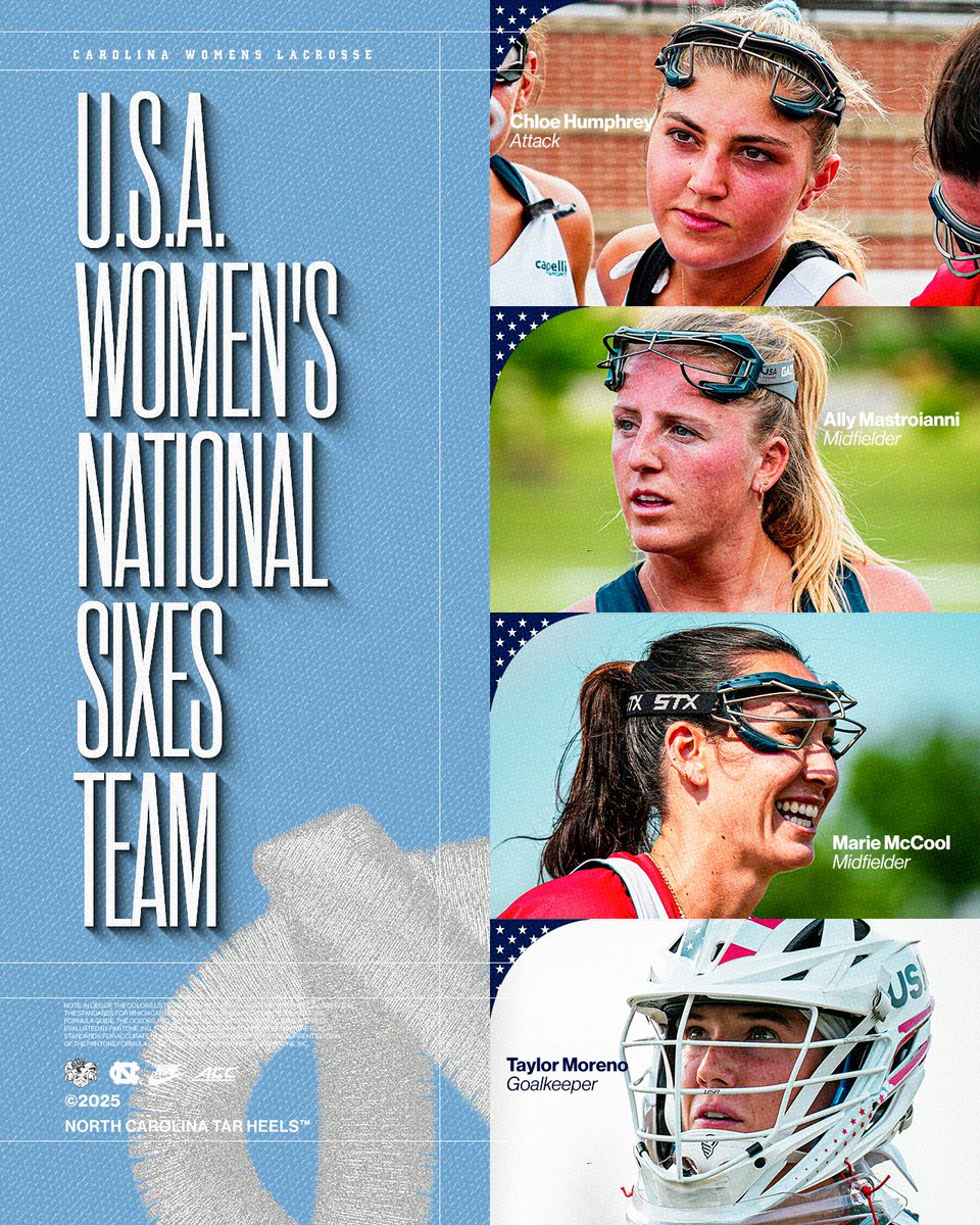 uncwlax's tweet image. Go Heels 🐏 Go USA 🇺🇸 

These four Tar Heels will represent the U.S. at the World Games in China this summer!
