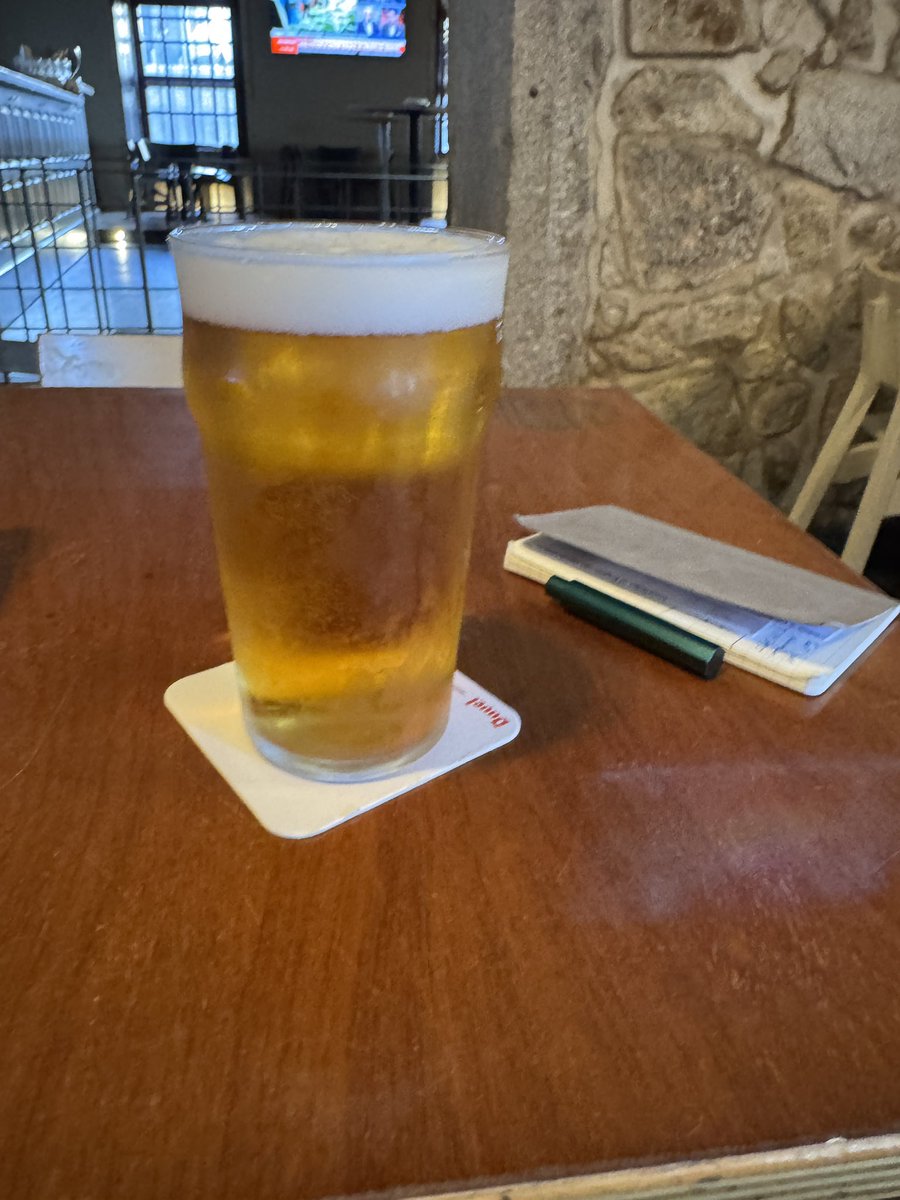 Round raised. Money in the bank. Well-earned beer. Back to work.