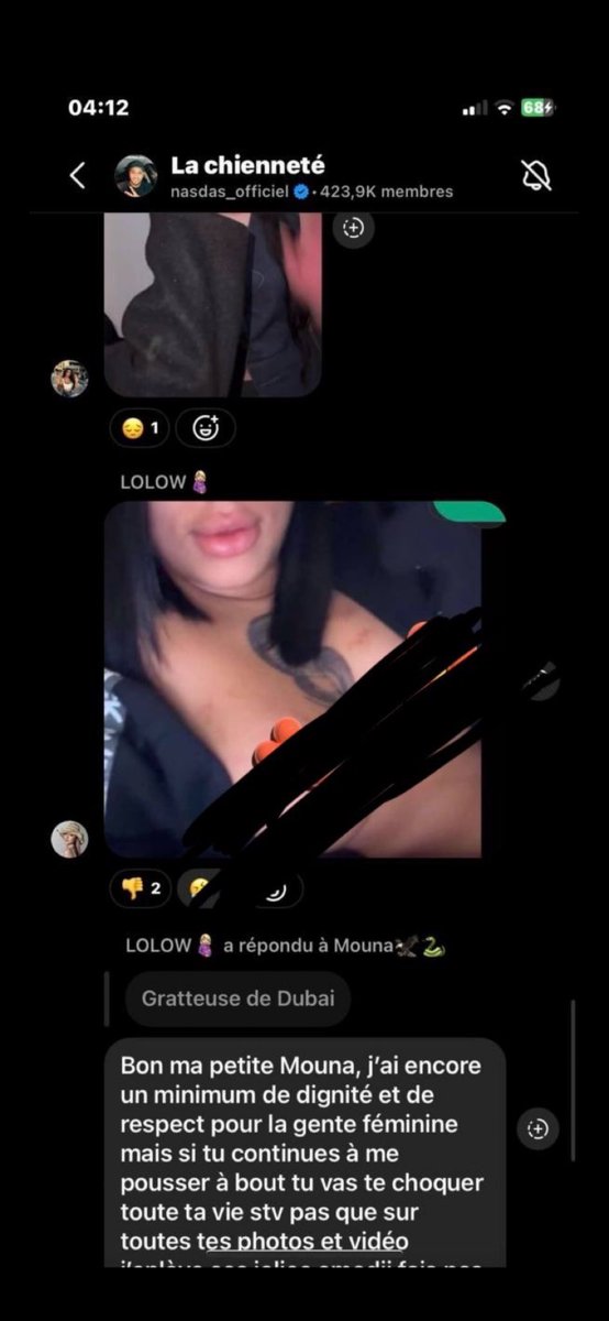 streamligue's tweet photo. MOUNA TEAM NASDAS

Loriana qui balance une photo des 🍒 de Mouna team nasdas sur le groupe insta team nasdas 

Lien sur mon profil en bio pour voir

J’ai aussi la video de assya team nasdas / angy / Mouna / Donna 

❤️ CLIQUE SUR LE LIEN EN BIO 
#SecretStory #THEO #Anita #Trump https://t.co/cdTL80RJ3Z
