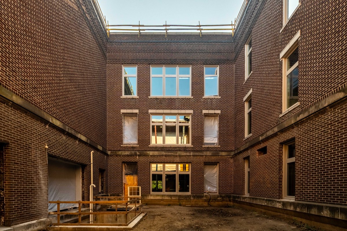 OhioStateFOD's tweet image. Construction on Campbell Hall is nearly 45% complete as crews continue duct work, plumbing, electrical, fire suppression and framing across the building.
Read our construction update here: bit.ly/3ZzI9Vg
