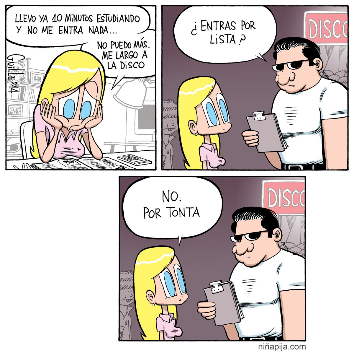 piluca_mdpera's tweet image. Acudit INTRADUÏBLE i tanmateix traduït -o més aviat adaptat- al català i a l'anglès.