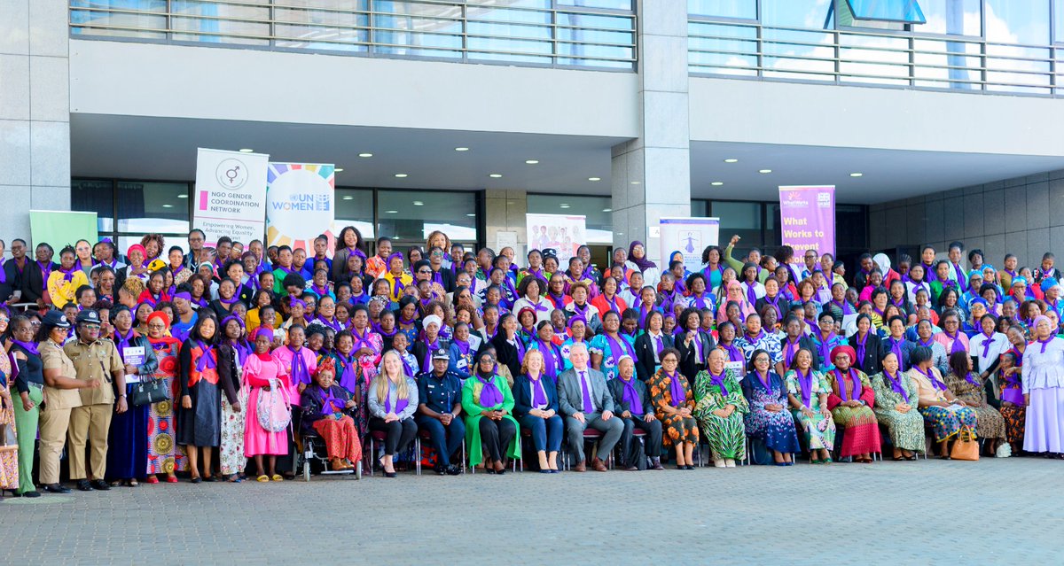 ...immigration, the police, traditional leaders, and women’s groups—to ensure women’s rights are advanced at all levels.”

The event was supported by the UK Government’s Foreign, Commonwealth &amp; Development Office (FCDO), the European Union, and UN Women.
<a href="/WW2PreventVAWG/">What Works II</a>