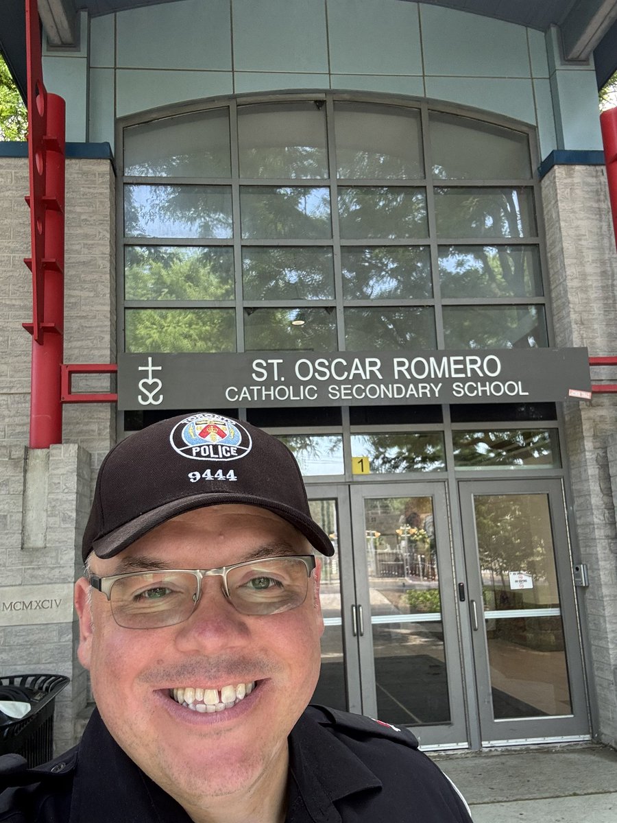 PC Peter De Quintal (@starwarscop) on Twitter photo Just visited <a href="/romeroraiders/">Saint Oscar Romero Catholic Secondary School</a>, awesome to walk those same halls again and see so many of the staff I worked alongside when I was an SRO. Grateful for the memories, but even more excited to build new ones. Looking to do a #trafficsafety collab in the new school year. Just visited <a href="/romeroraiders/">Saint Oscar Romero Catholic Secondary School</a>, awesome to walk those same halls again and see so many of the staff I worked alongside when I was an SRO. Grateful for the memories, but even more excited to build new ones. Looking to do a #trafficsafety collab in the new school year.