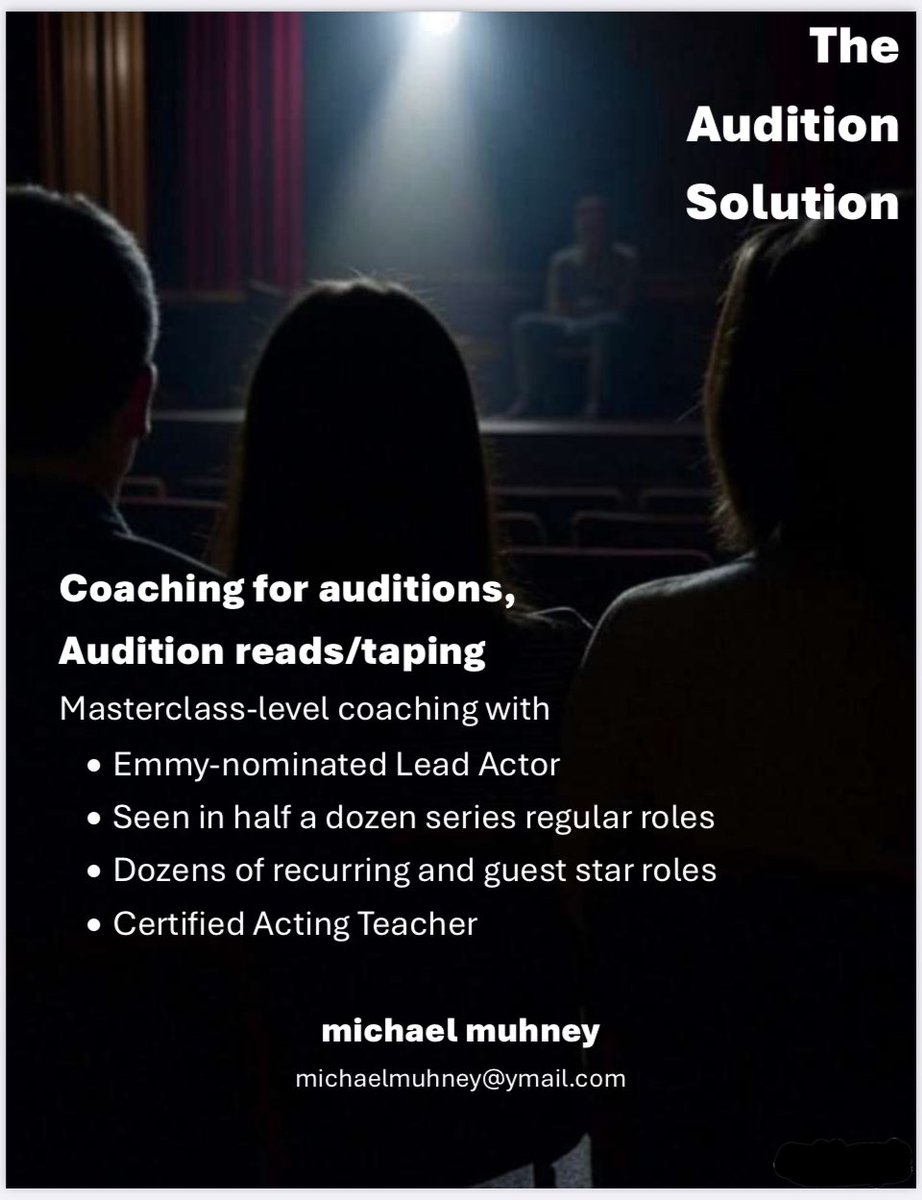 In addition to teaching Theatre I,II, III I have recently been coaching clients for auditions and beyond. 

PLEASE amplify and pass around to whomever may find this useful! Thanks for the ❤️