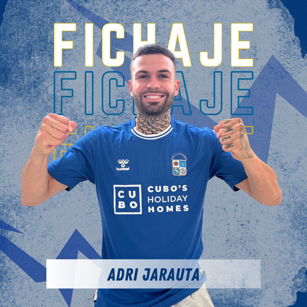 🔵🔵¡¡FICHAJE!! ✅

🤝 Adri Jarauta, quinto fichaje del CD Alhaurino para la temporada 25/26.

➡️ Llega procedente del El Palo F.C donde la temporada pasada ya disputó 27 partidos en 3ªRFEF. Delantero potente y rápido que también puede jugar de extremo.

💙¡¡Bienvenido, Adrián!!