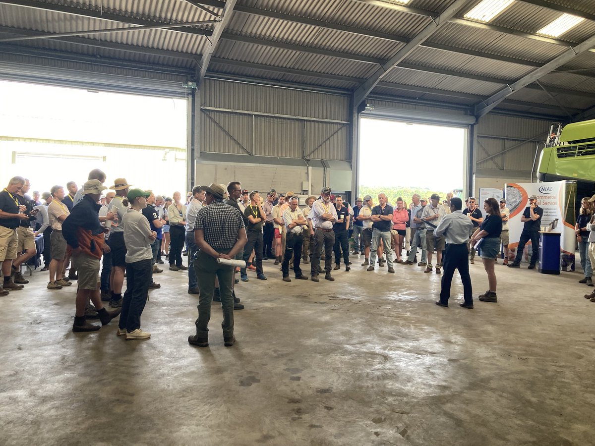 cereals_sw's tweet image. Excellent showing for @niabgroup Sutton Scotney today. Farmers, ex colleagues, & students, customers -you name it, from Callington to Malmesbury and beyond 👏. Well done my accomplices too - Martlew & Miller 👍 @AHDB_Cereals