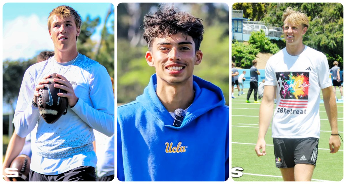 Previewing a stacked group of quarterbacks at the 2025 Elite 11:
Click here: bit.ly/4edE1R4
The Elite 11 starts tonight and goes through Thursday in Manhattan Beach. Three top California prospects on hand are (L to R) Bryson Beaver, Oscar Rios, and Troy Huhn.