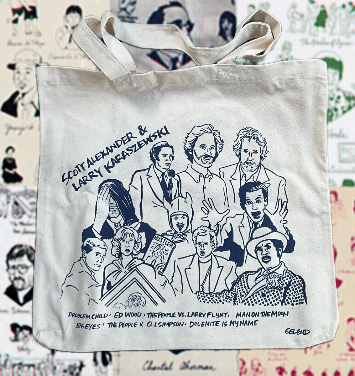 Scott &amp; Larry tote bag by Nathan Gelgud. !!!