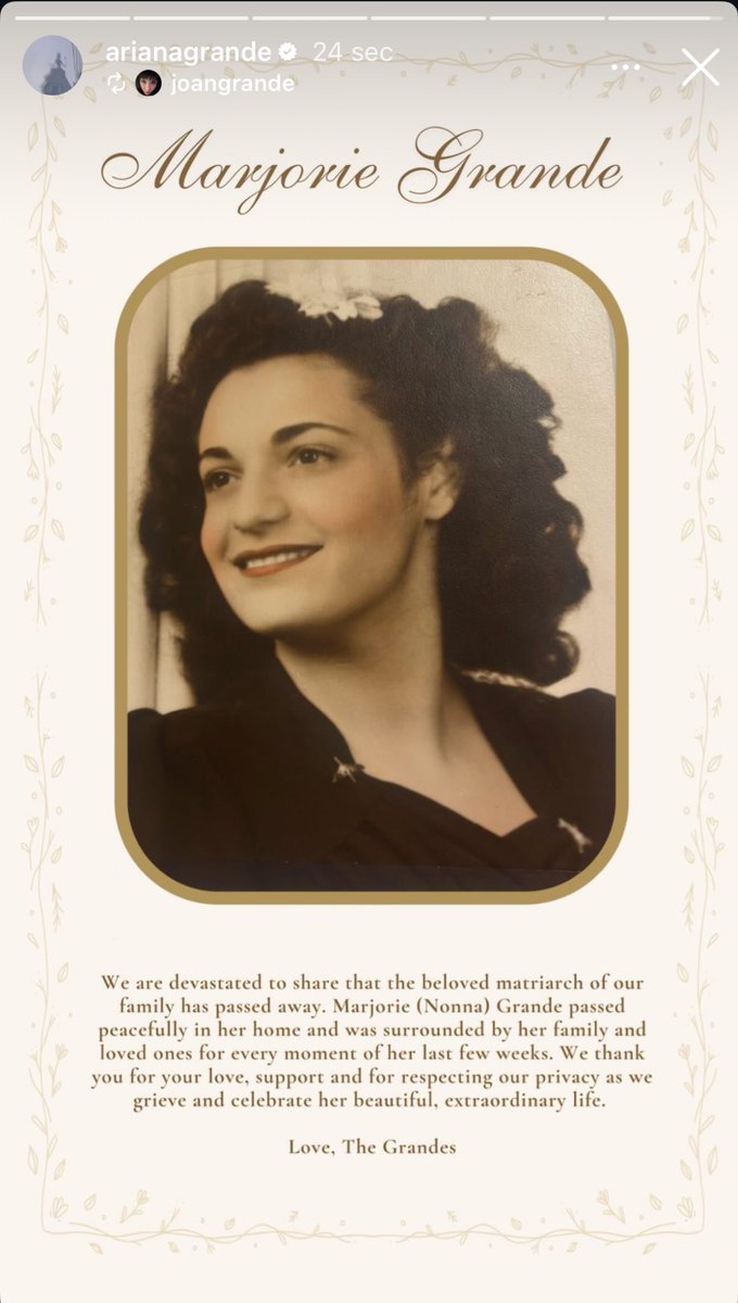 GrandeTourFR's tweet image. Rest In Peace Nonna ❤️🕊️