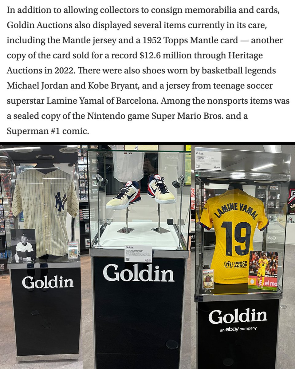 Goldin (@goldinco) on Twitter photo COLLECTIBLES ALL ACROSS THE WORLD! THE CONNECTICUT WAGNER TAKES ON TOKYO! ๐ฏ๐ต
Bid on this once in a lifetime card now: bit.ly/3FUHoPX
Thank you to <a href="/japantimes/">The Japan Times</a> for this amazing article on our event at Blez Asia HQ this past weekend!
The 1909 T206 White Border Honus COLLECTIBLES ALL ACROSS THE WORLD! THE CONNECTICUT WAGNER TAKES ON TOKYO! ๐ฏ๐ต
Bid on this once in a lifetime card now: bit.ly/3FUHoPX
Thank you to <a href="/japantimes/">The Japan Times</a> for this amazing article on our event at Blez Asia HQ this past weekend!
The 1909 T206 White Border Honus