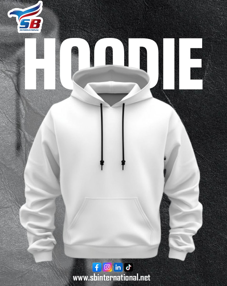 🧥 Your Vision. Our Manufacturing.
📍 Based in Pakistan | Trusted Worldwide
📲 Follow <a href="/sbipakistan/">S.B International</a> for samples, updates &amp; client work.
Let us bring your clothing line to life.
#SBInternational #SBIPakistan #CustomHoodies #HoodieManufacturer #PrivateLabelClothing #MadeInPakistan