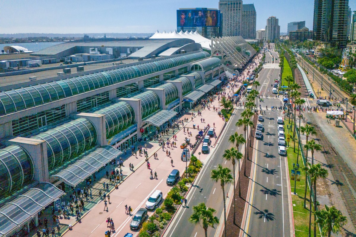 SDConventionCtr's tweet image. Comic-Con is approaching!
To support pedestrian safety, Harbor Drive will be temporarily closed to vehicle traffic between First Ave & Park Blvd during the event (July 23-27). Visit our website for a schedule, map, and details:
sdcc.link/public-access-…